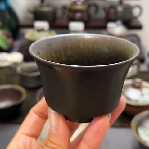 茶盏景德柴烧茶具-纯手工茶具