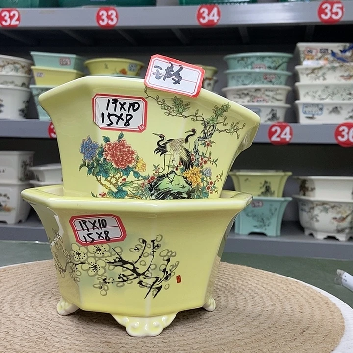 紫砂紫砂花盆0356