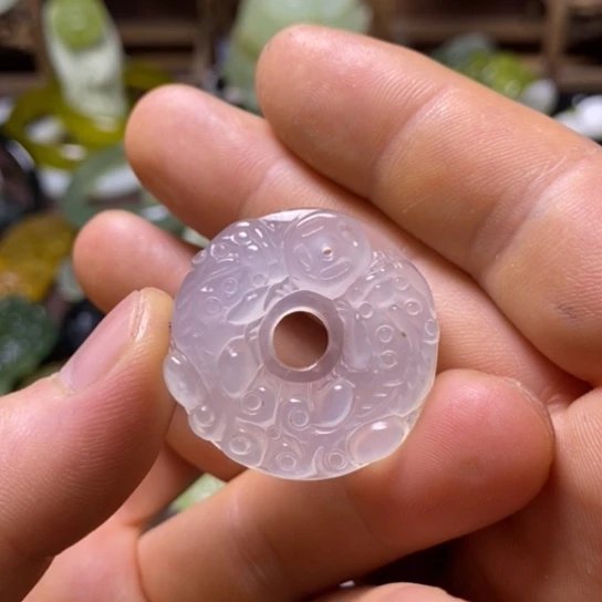 岫玉未镶嵌岫玉颈饰