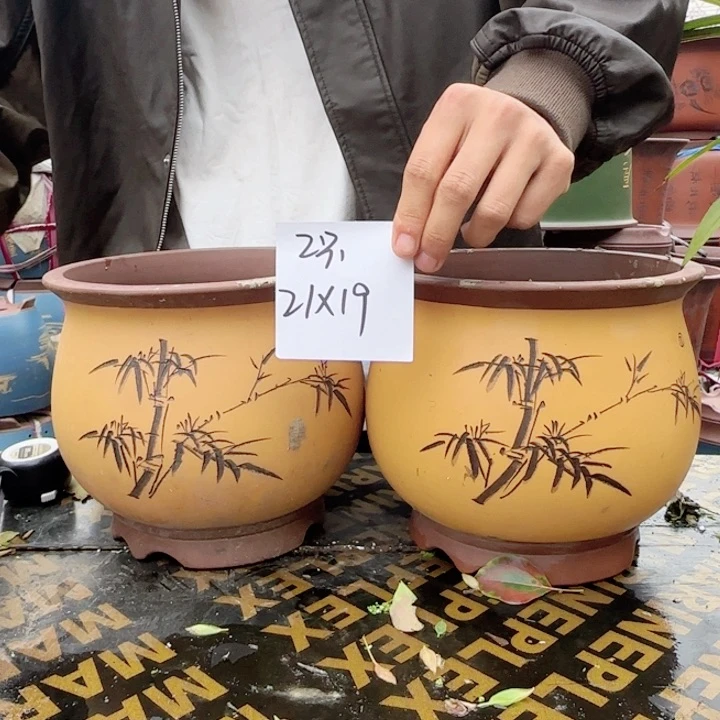 紫砂花盆紫砂花盆