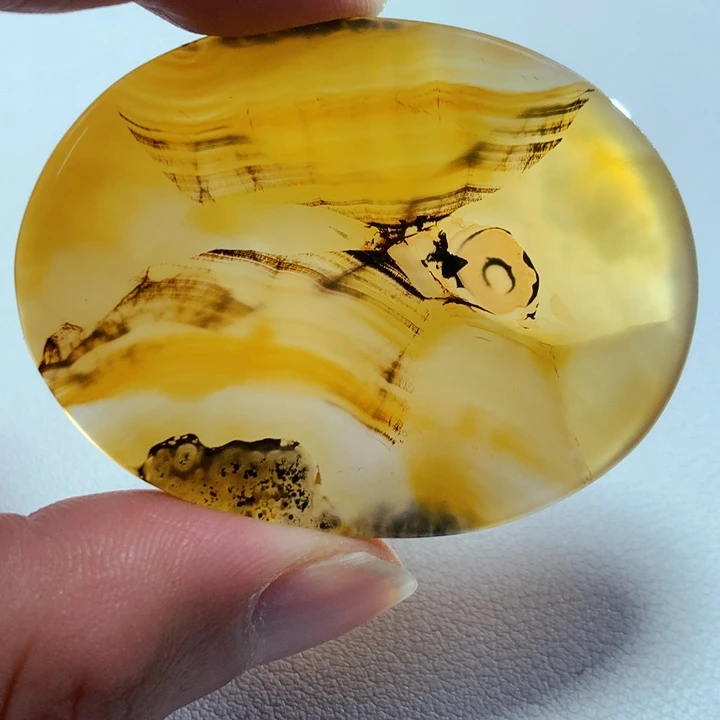 玛瑙/玉髓颈饰未镶嵌三***猫