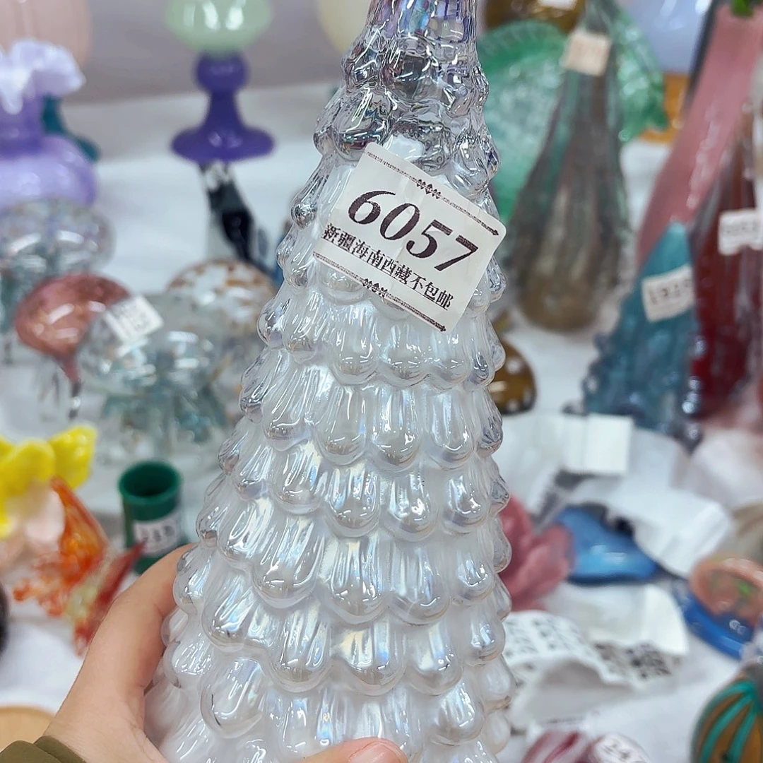 6057 安妮家居琉璃花瓶摆件不完美