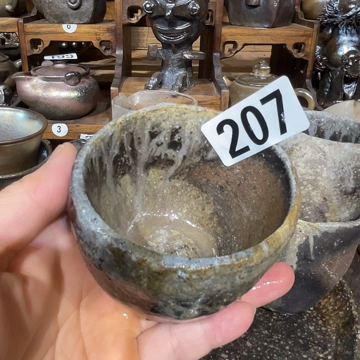 高温柴烧陶泥主人杯