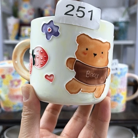 手绘高温釉下彩陶瓷