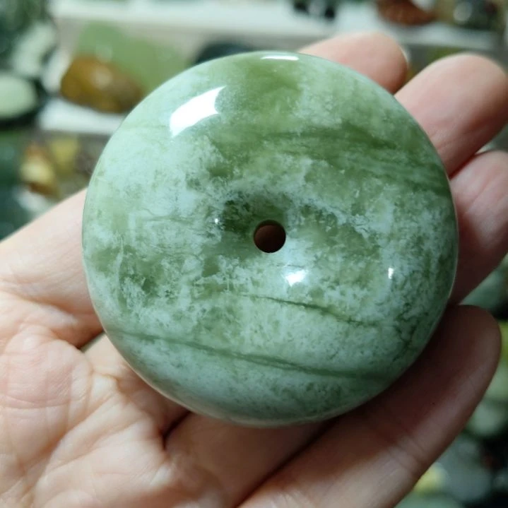 岫玉平安扣未镶嵌