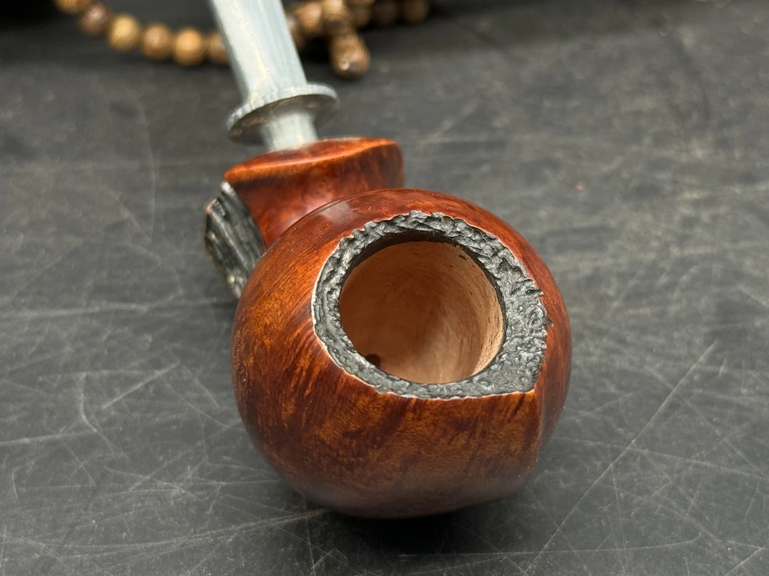 蛇年先行河豚侘寂风光面手工烟斗