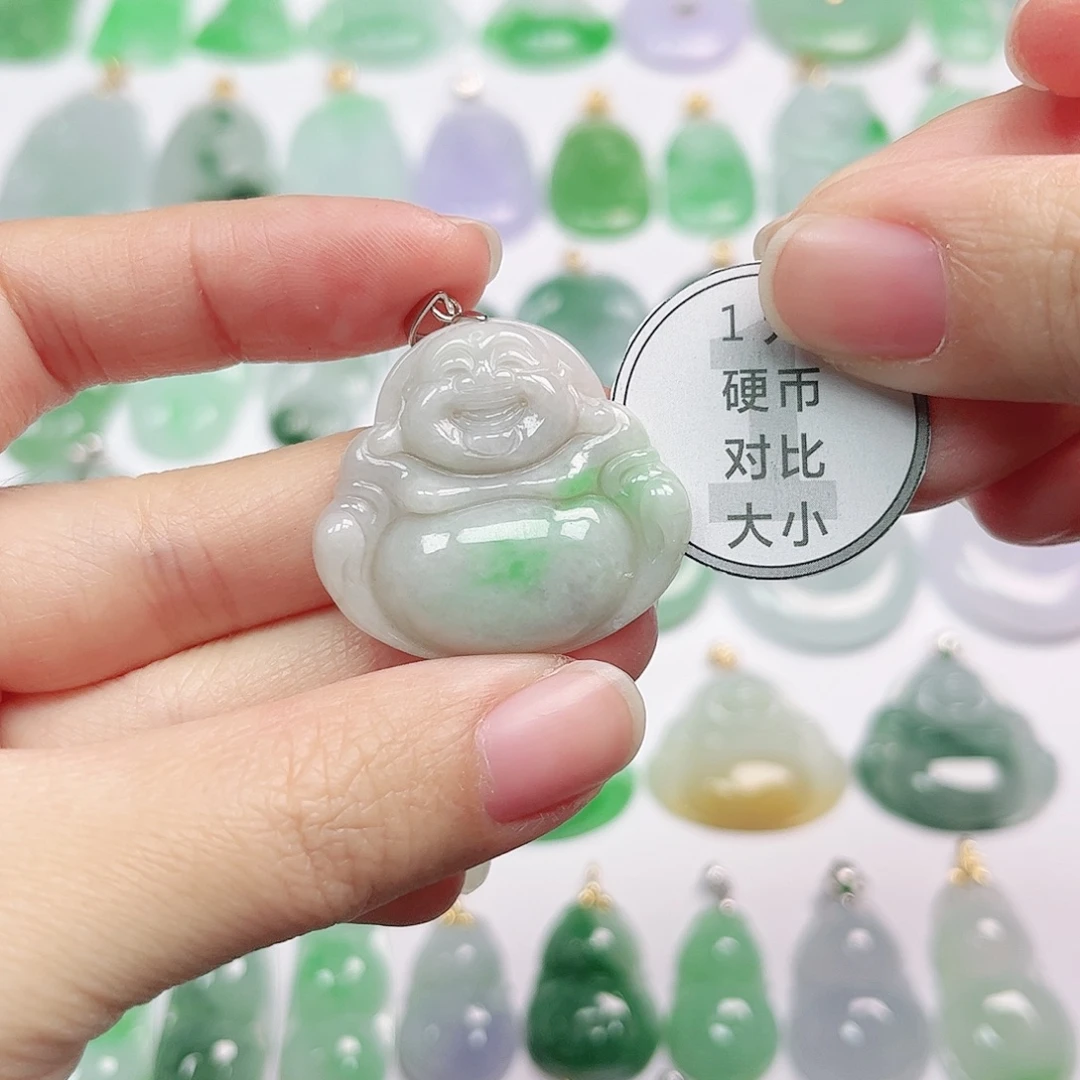翡翠银S925镶嵌颈饰