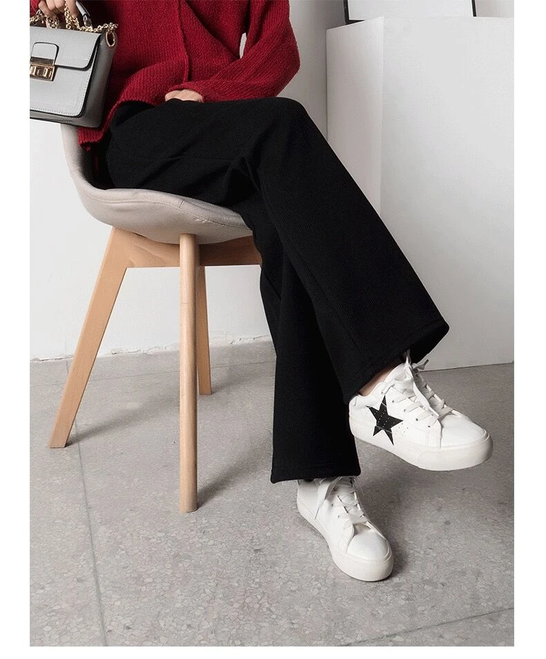 【静姐宠粉】女款高腰直筒宽松春秋显瘦百搭阔腿裤2274