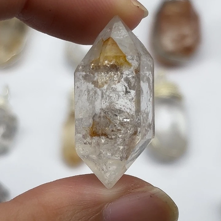 未镶嵌颈饰水晶胶花双尖闪灵钻32mm+