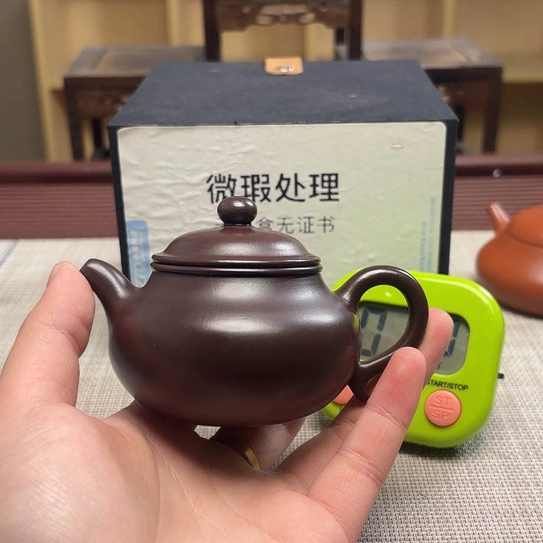 紫砂茶壶源**保微瑕处理