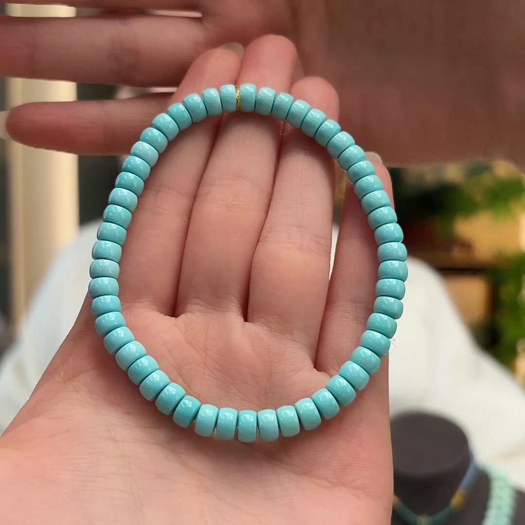 绿松石未镶嵌颈饰