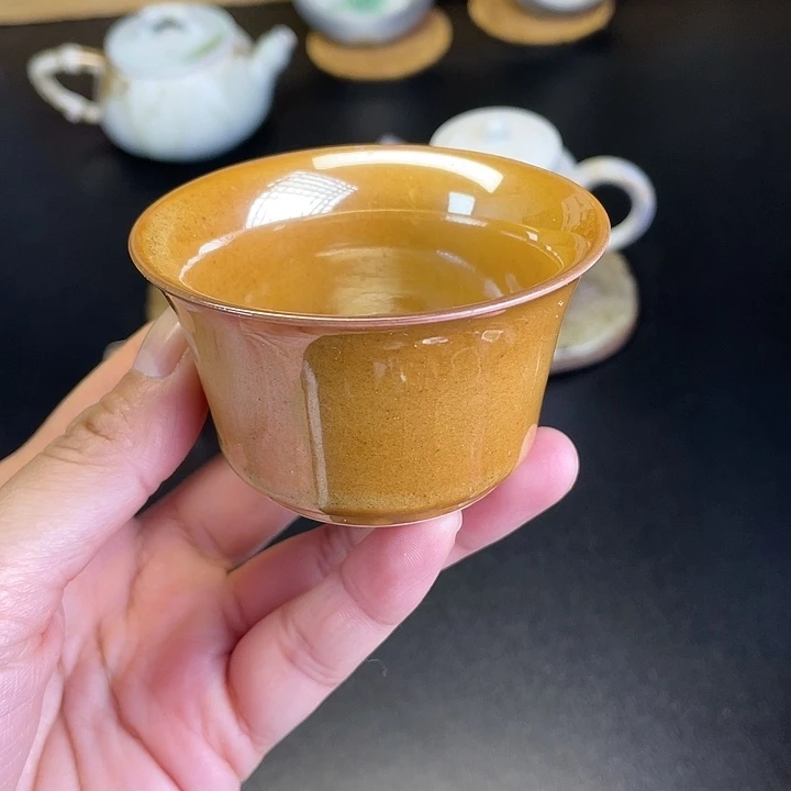 燃薪柴烧茶器志野杯