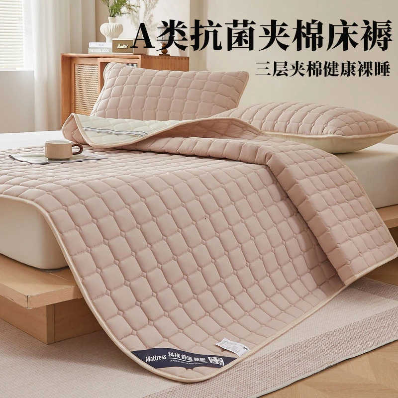 大豆夹棉加厚床垫遮盖物家用卧室软垫床褥子宿舍单人租房床护垫子