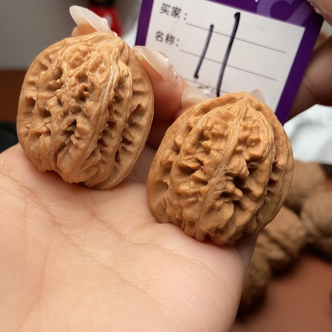 吊坠文玩核桃三阳谷35
