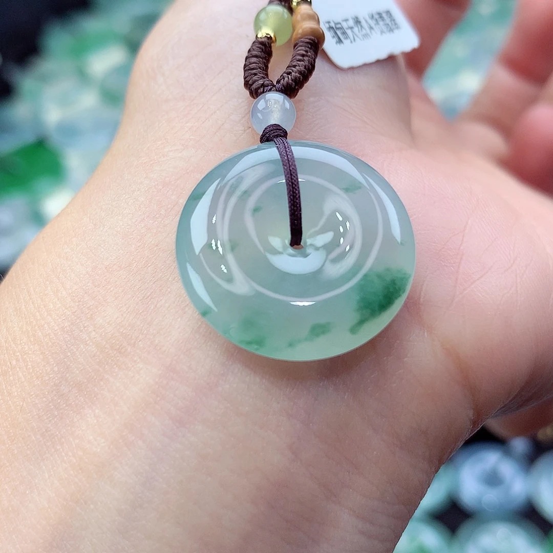 颈饰未镶嵌翡翠编号18。尺寸22-5.9