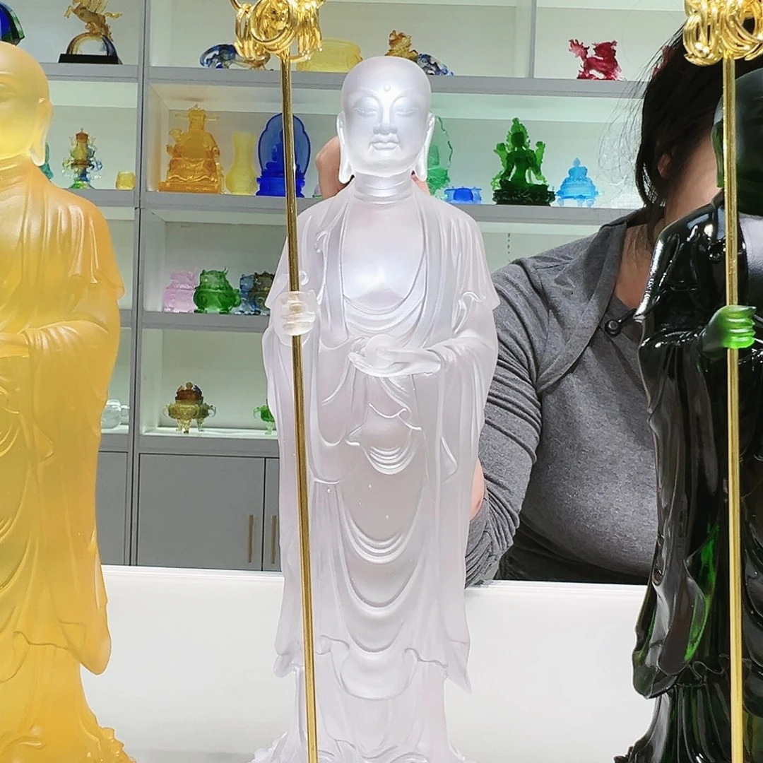 【闪购商品】手工艺品琉璃地藏王菩萨 29cm