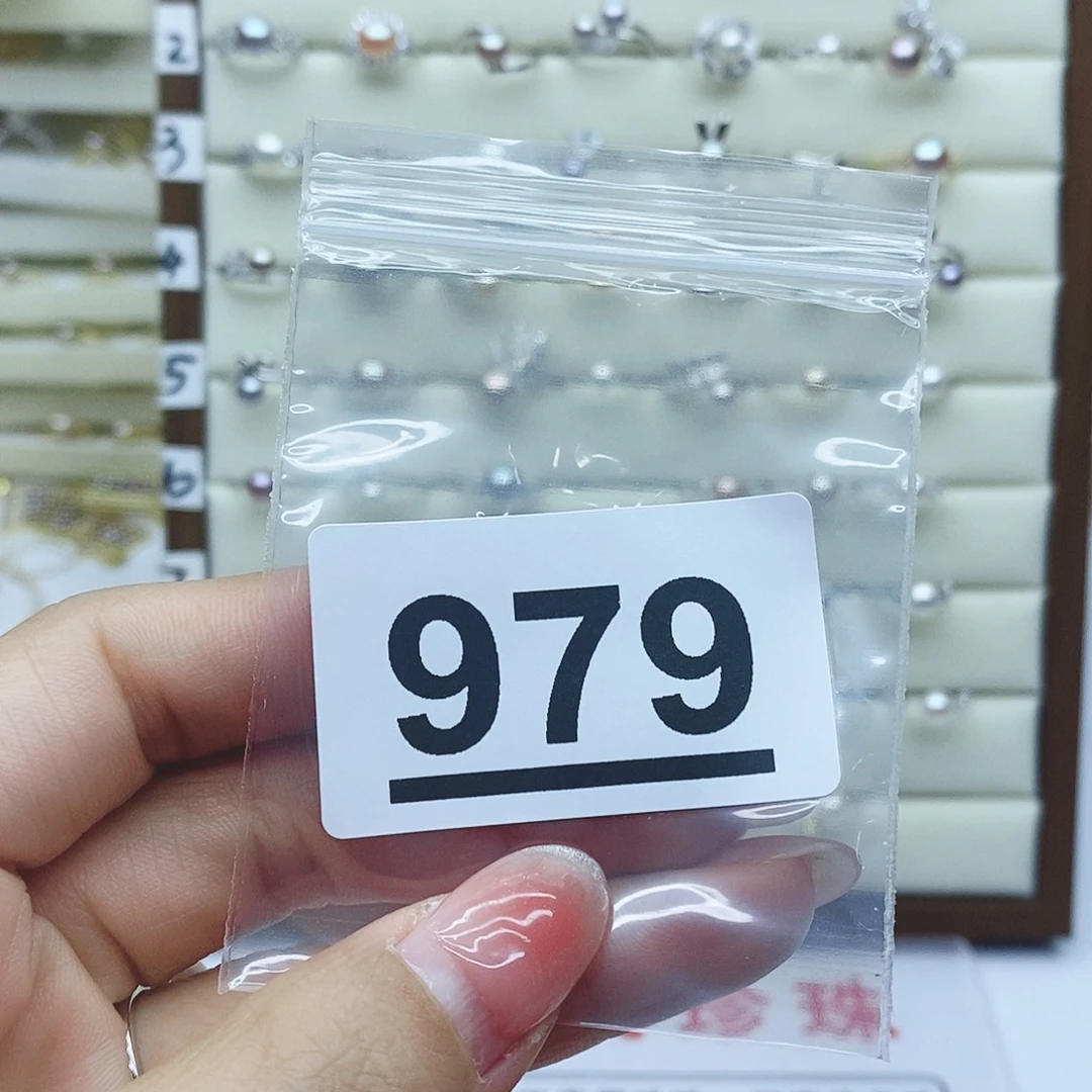 淡水珍珠戒指银S925镶嵌C***h979