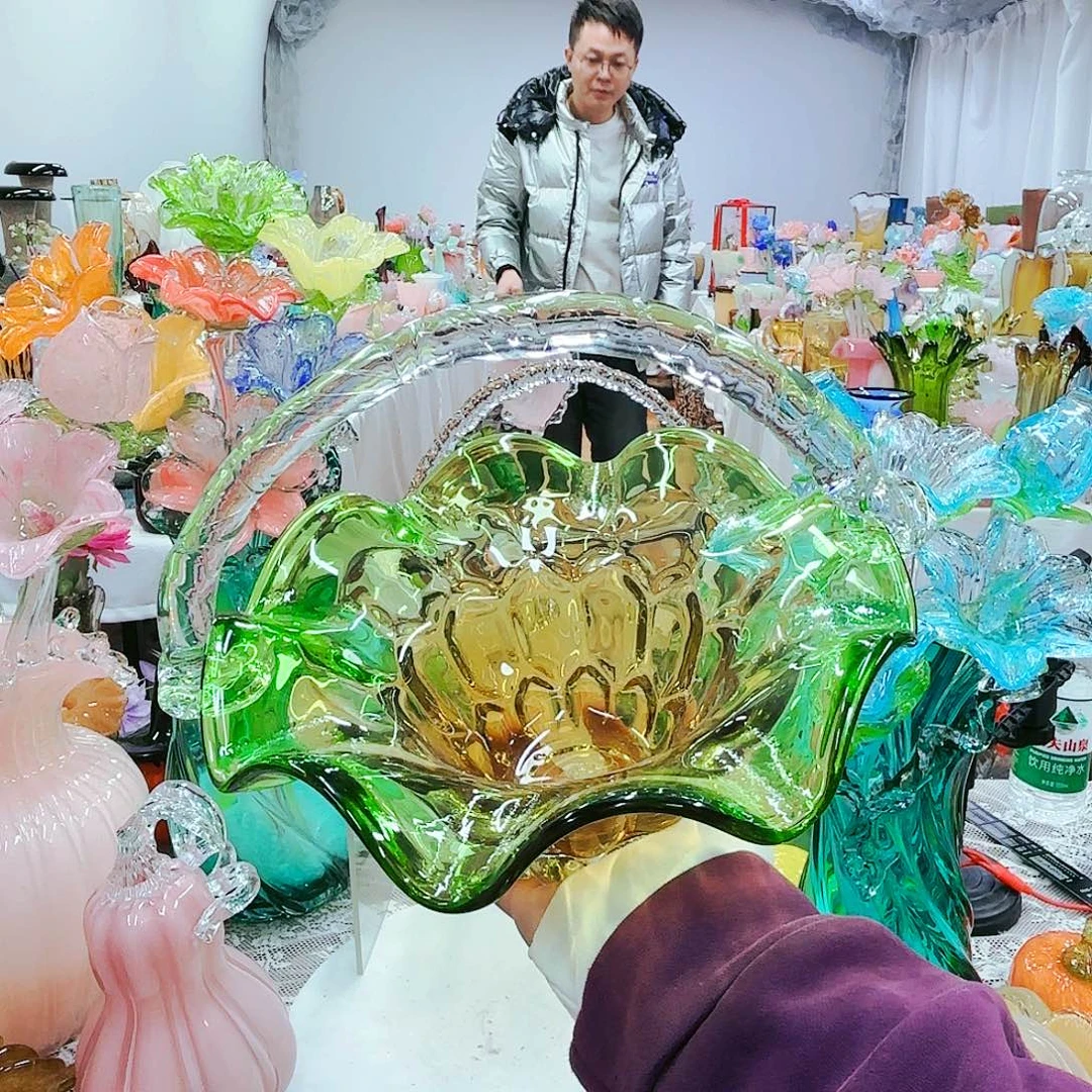 福利不退不换琉璃花瓶花器艺术品