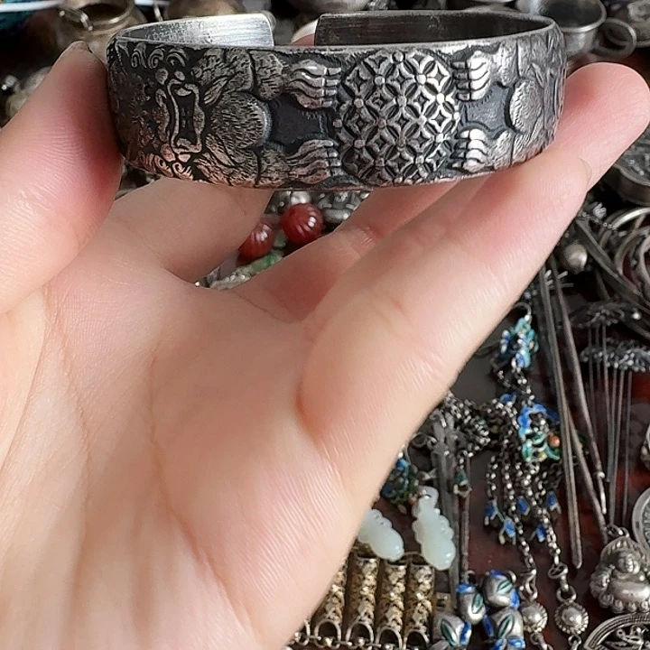 采***莓非金属无合金足银手镯