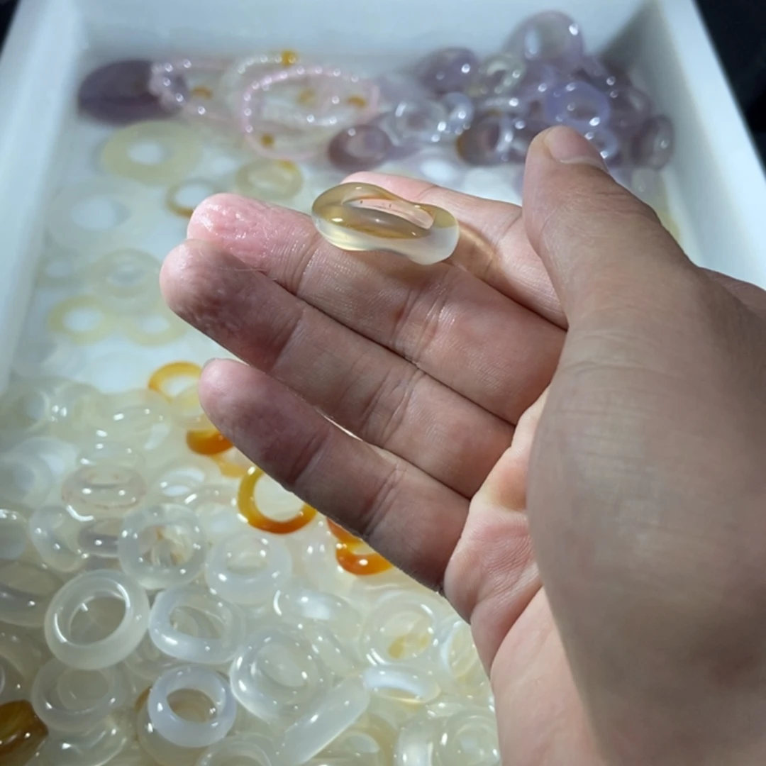 合金戒指玛瑙/玉髓