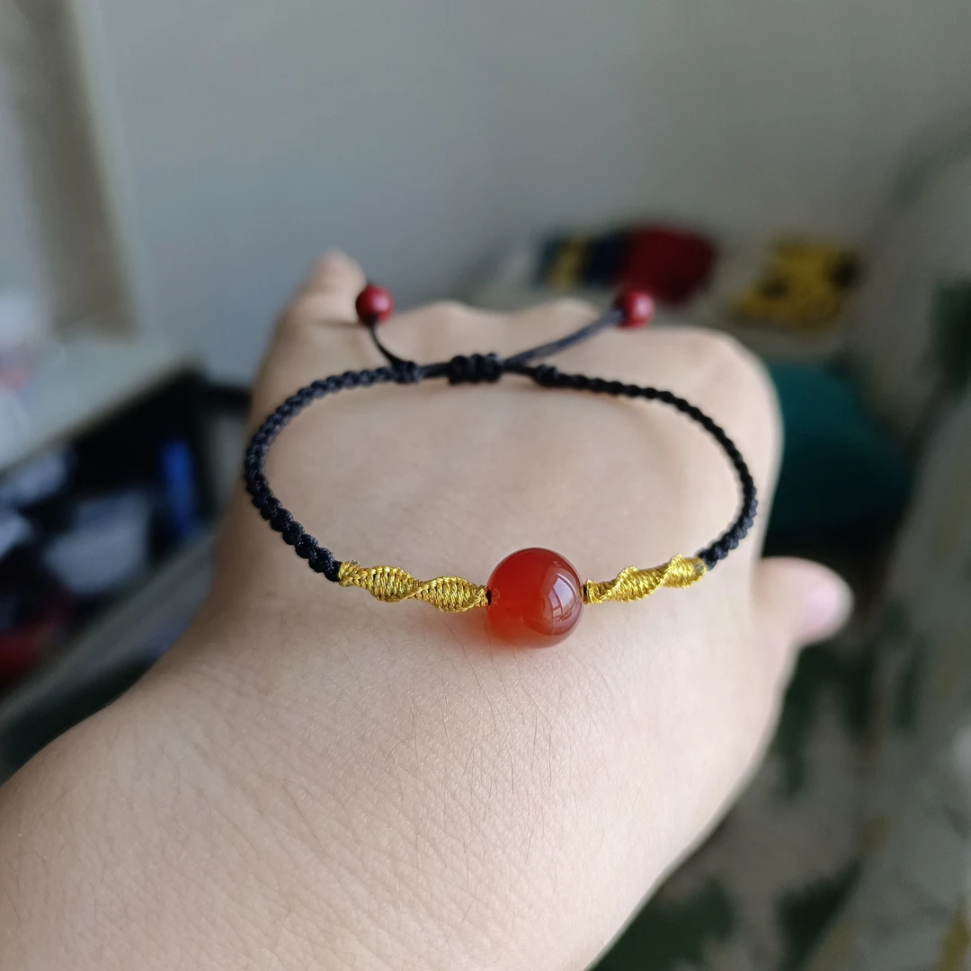 非金属仿水晶手链 有求必应转运珠手绳 适合送女友老婆当生日礼物