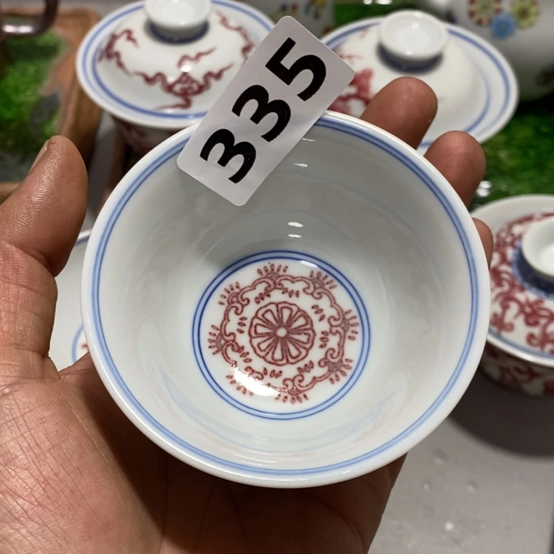 青花釉里红景德镇手绘