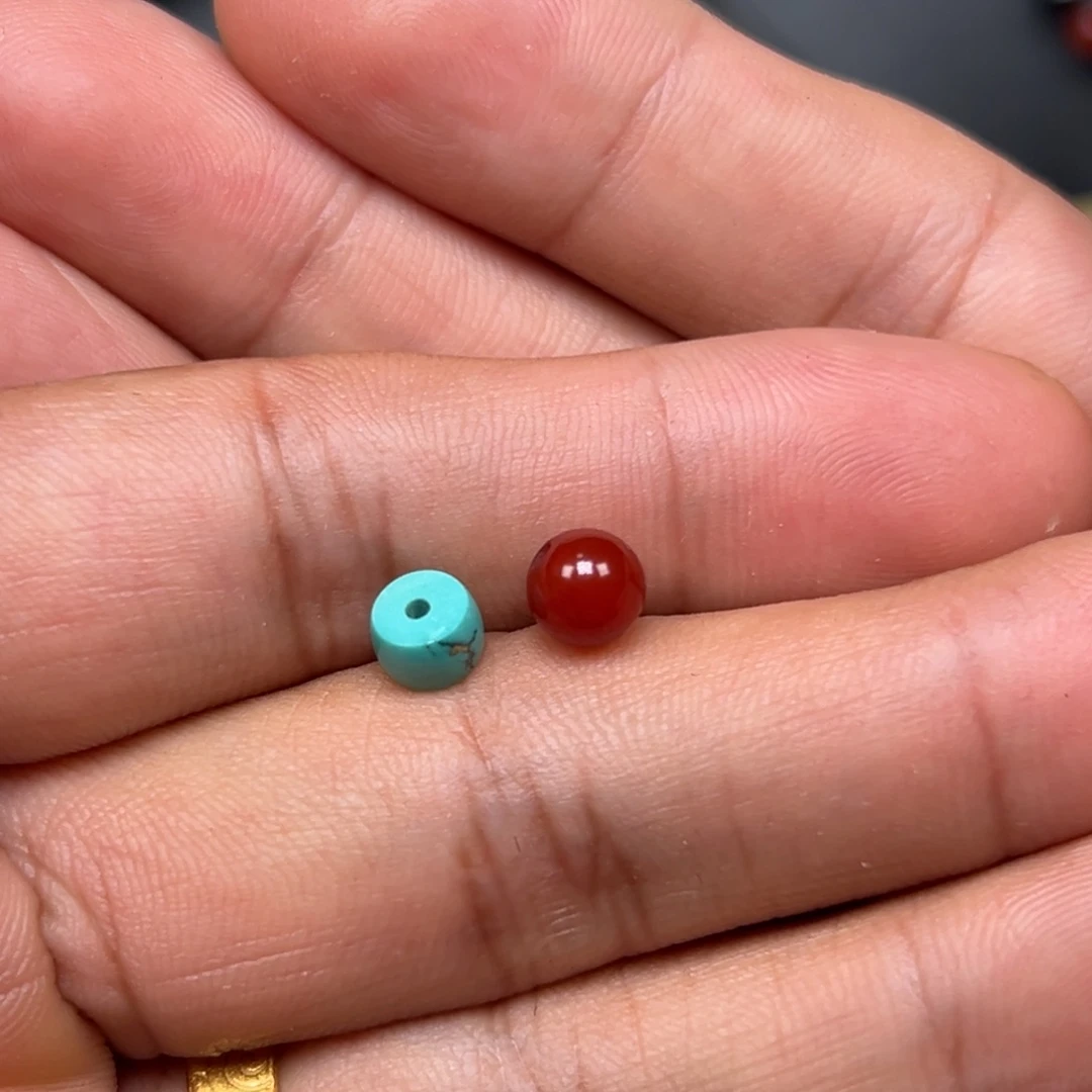 6***泰未镶嵌南红玛瑙珠宝奇石