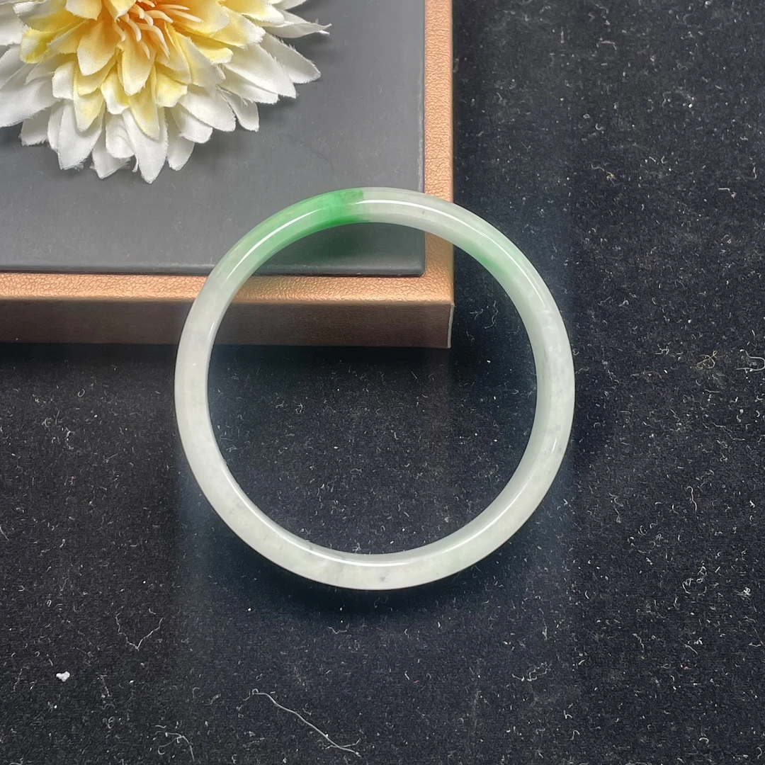 A0223正圈58圈口翡翠手镯