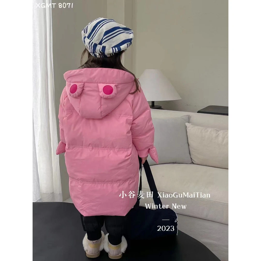 羽9~可爱青蛙长款羽绒服8071