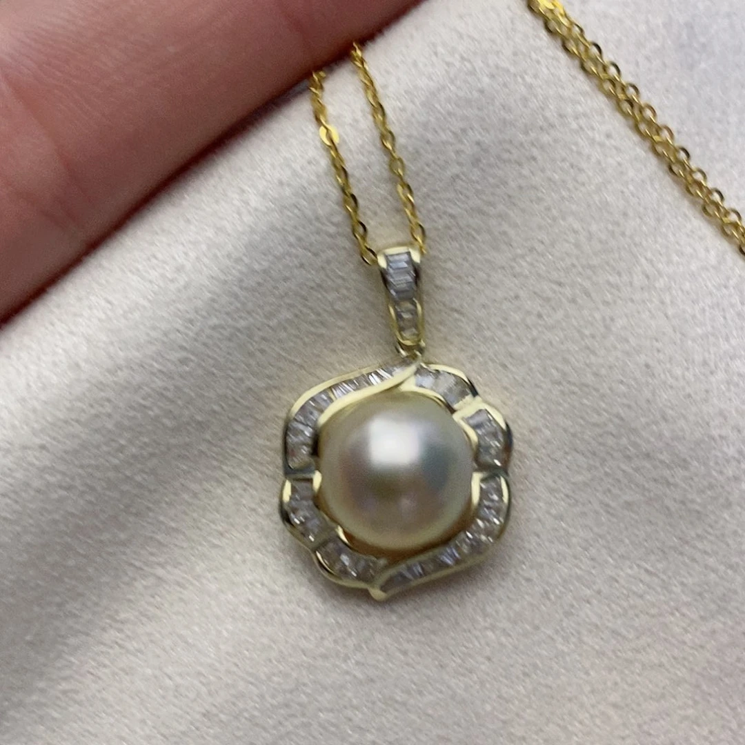 【闪购商品】海水珍珠颈饰银S925镶嵌76