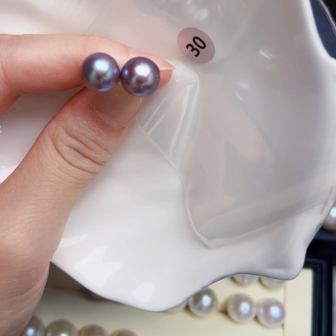 颈饰银S925镶嵌淡水珍珠