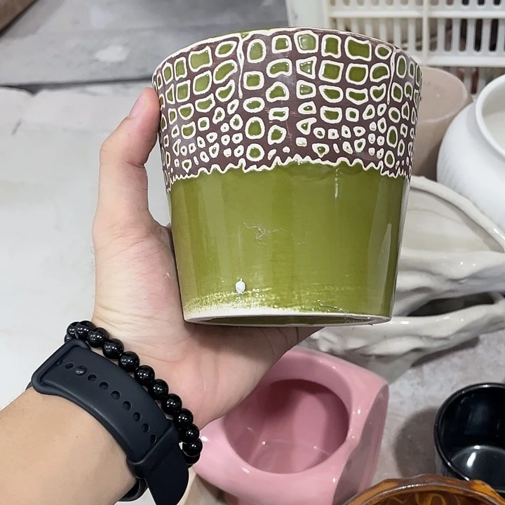 陶瓷花盆全场12包邮