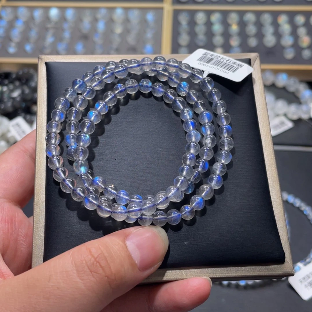 手链未镶嵌长石不****3灰月光手链5.2mm