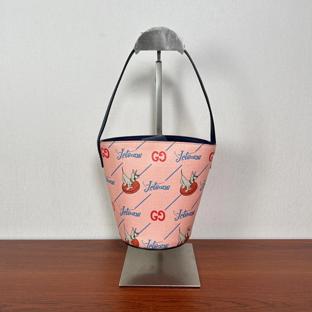 95新 GUCCI/古驰 GUCCI古驰卡通水桶手提包mq166