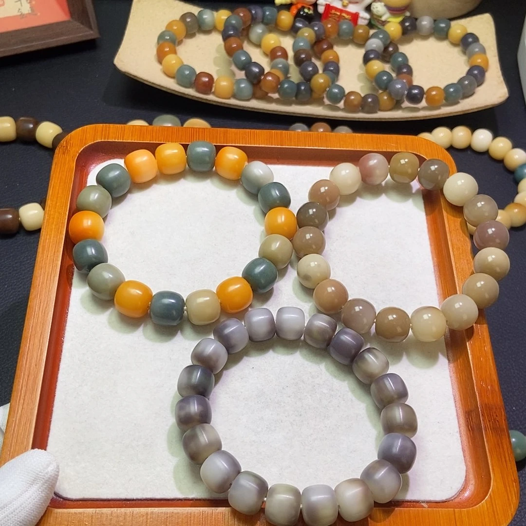 白***白菩提根/象牙果吊坠干磨微瑕