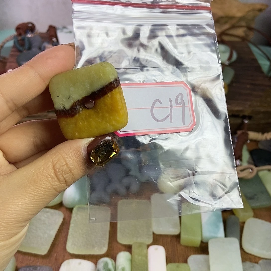 蛇纹石玉手链未镶嵌超****酷