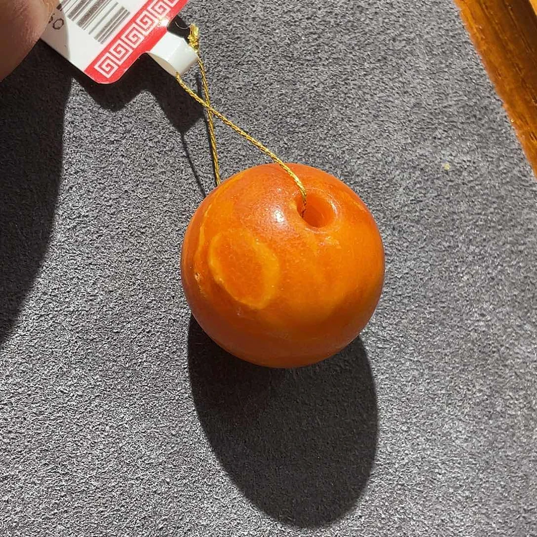 蜜蜡颈饰未镶嵌老蜜蜡珠子直径20