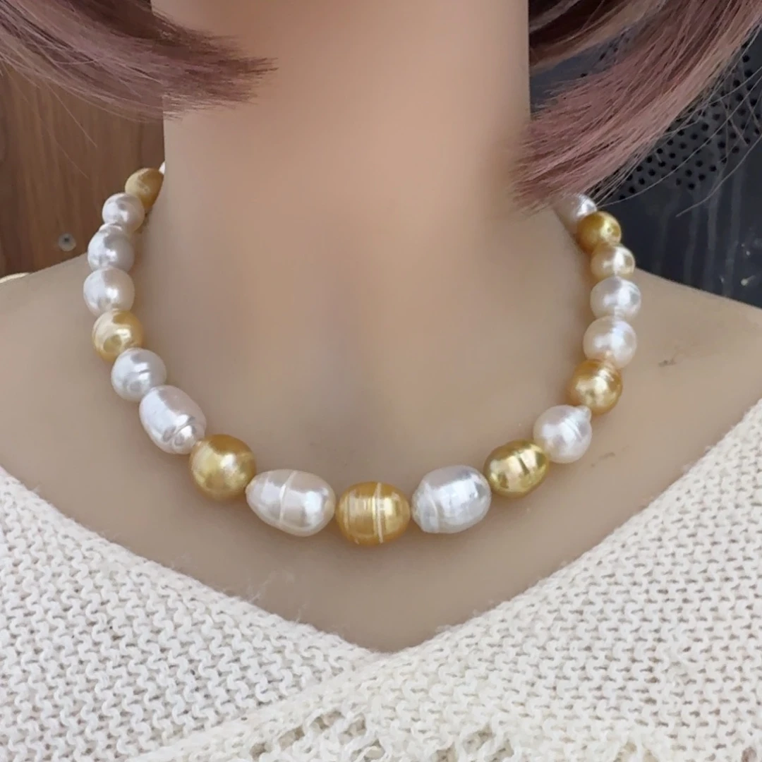 未镶嵌海水珍珠颈饰