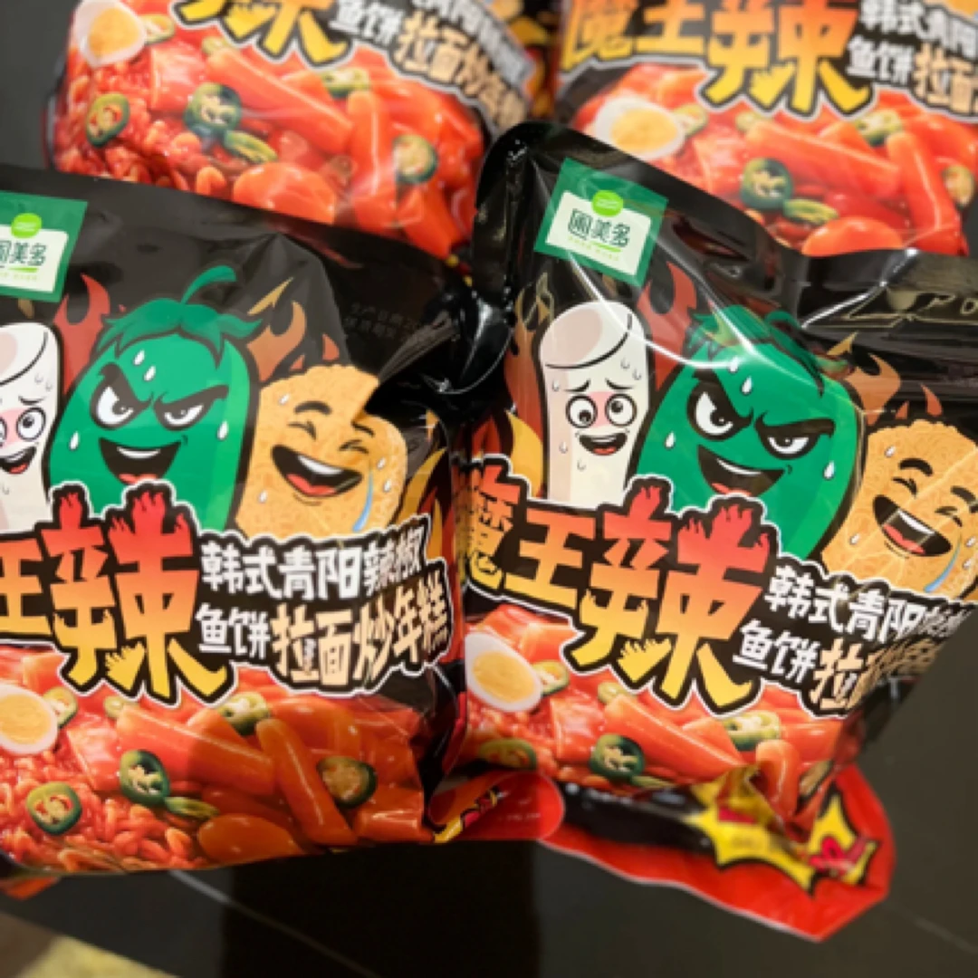 【新品】山姆魔王辣韩式青阳辣椒鱼饼拉面炒年糕360g