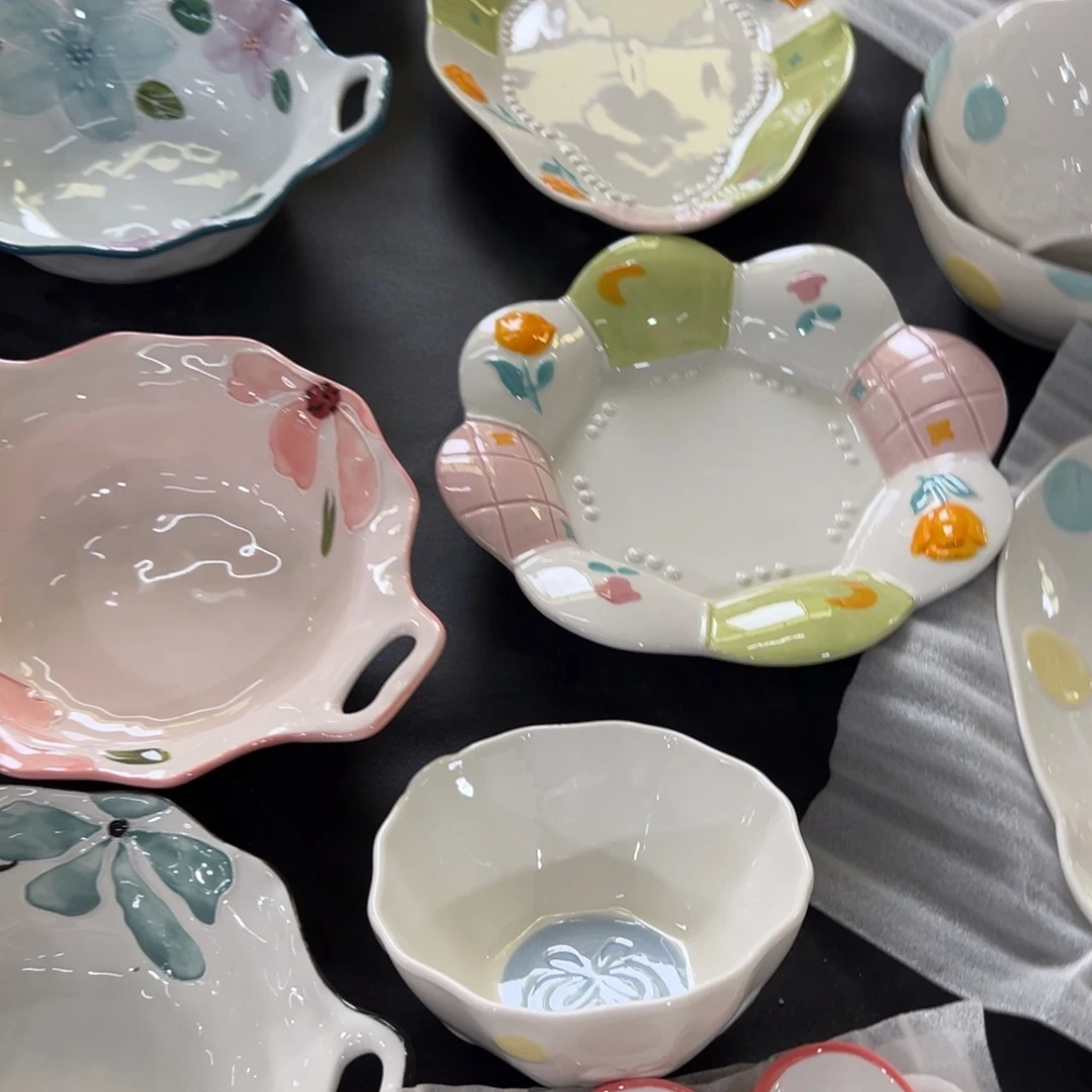 瓷高温陶瓷釉下彩正品，2个