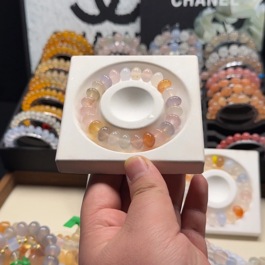 玛瑙/玉髓合金手链