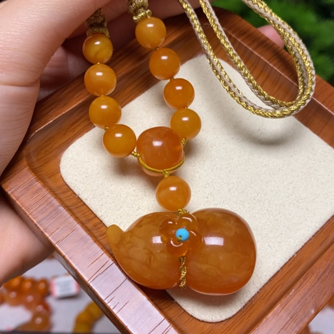 【闪购商品】蜜蜡颈饰未镶嵌项链