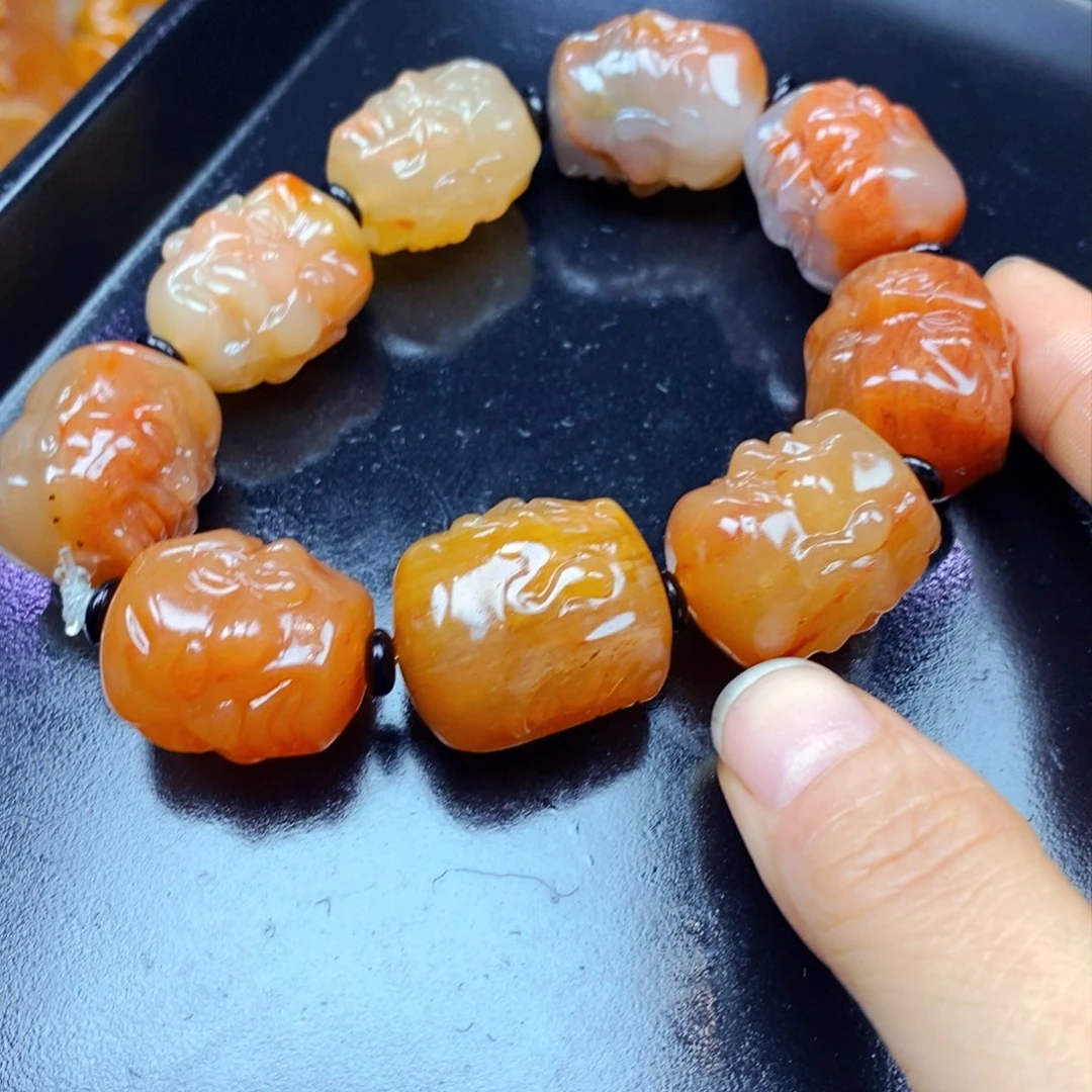 未镶嵌石英质玉（黄龙玉）吊坠(不含链)