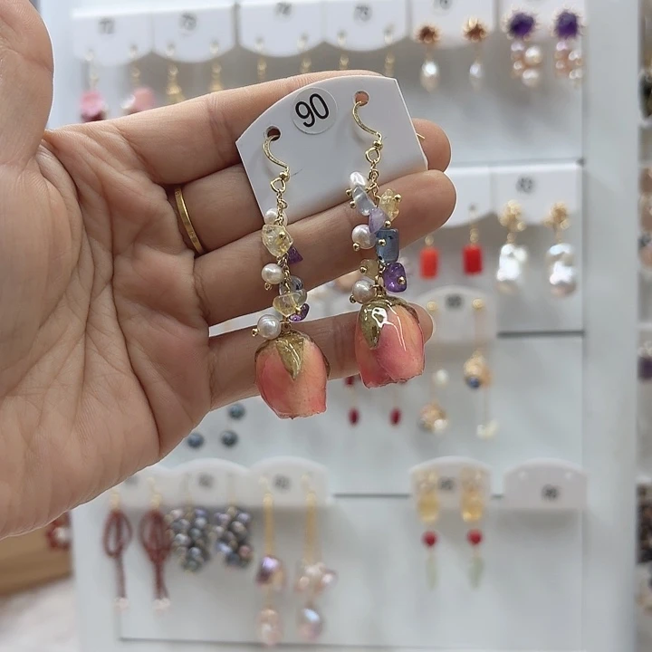 淡水珍珠发饰未镶嵌