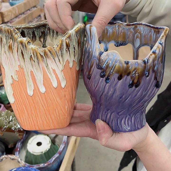 陶瓷陶瓷多肉植物花盆