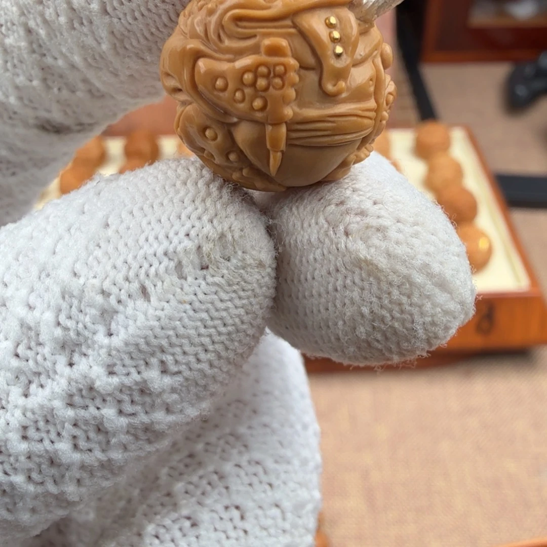 猴头核桃吊坠蛤蟆大王