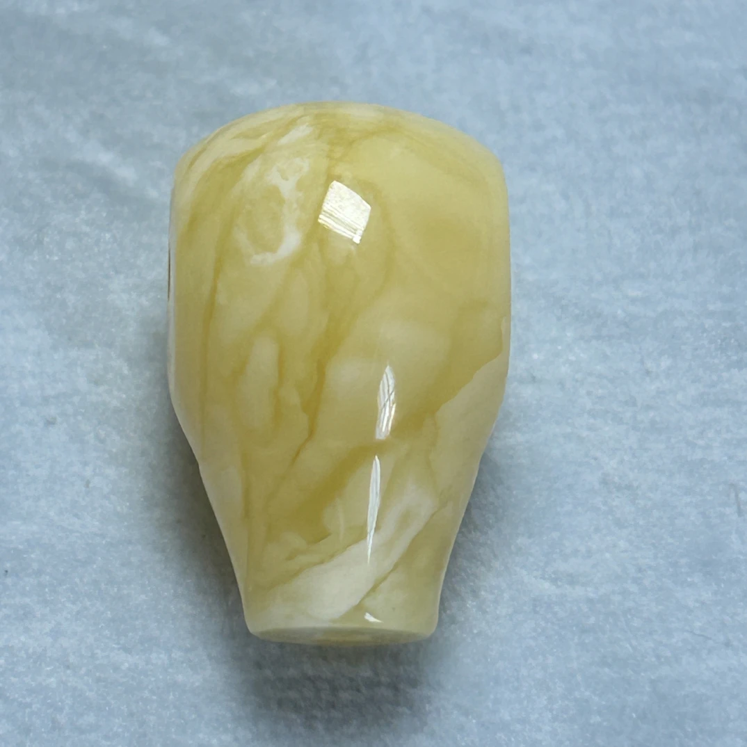 对孔12mm三通精工浓蜡虎千层纹三通文玩配饰