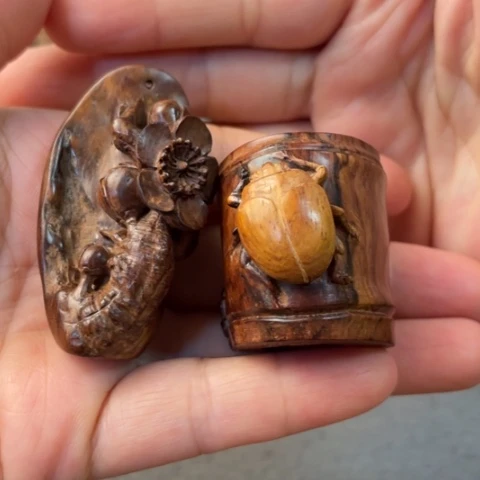 【闪购商品】黄花梨/降香黄檀把件小****3………………