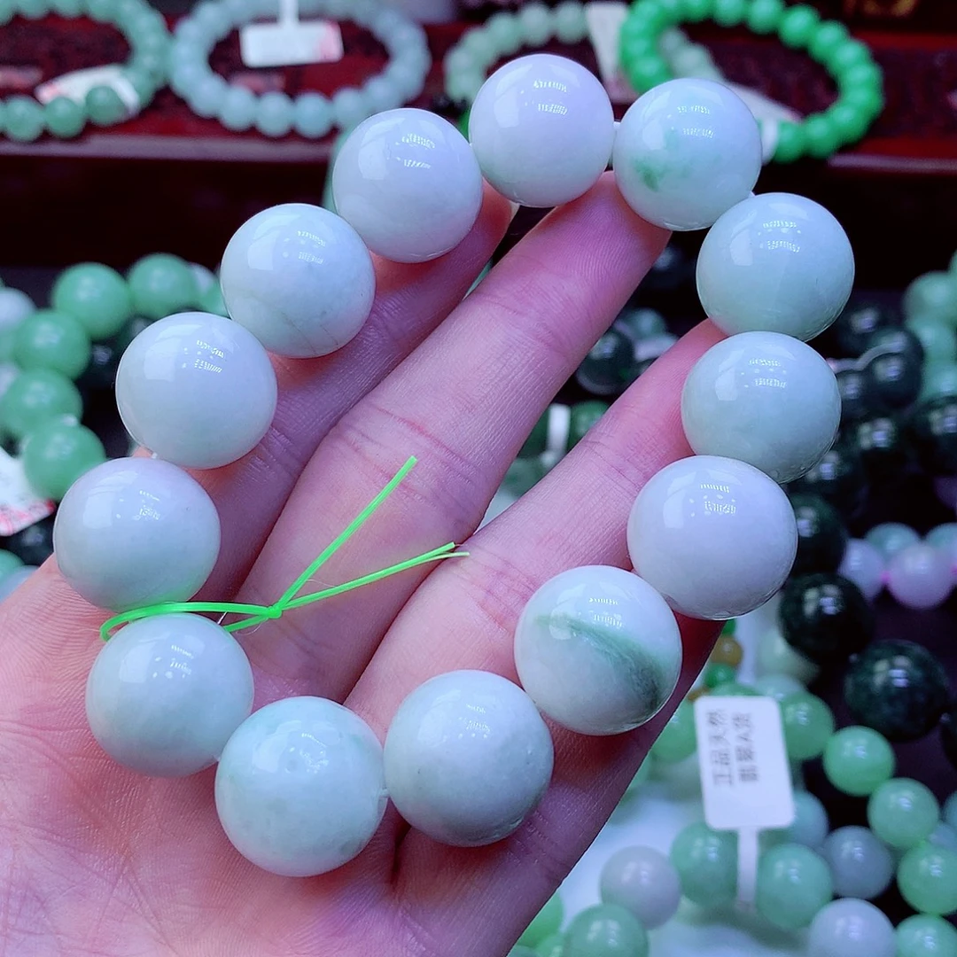 翡翠未镶嵌毛衣链