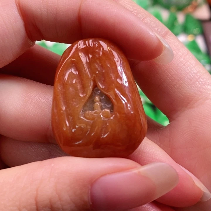 颈饰未镶嵌翡翠吊坠